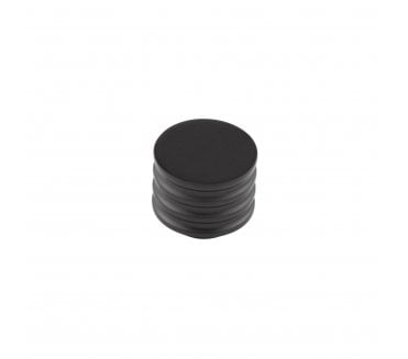 Hoxton Sturt Grooved Cabinet Knobs - Matt Black