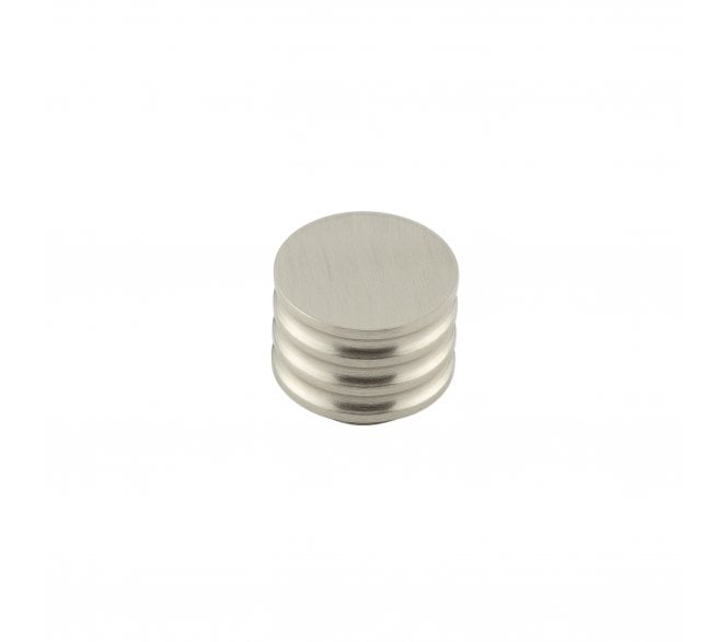 Hoxton Sturt Grooved Cabinet Knobs - Satin Nickel