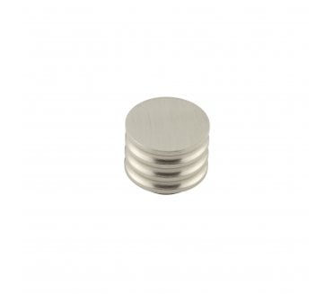 Hoxton Sturt Grooved Cabinet Knobs - Satin Nickel