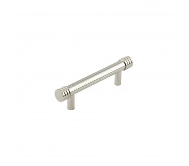 Hoxton Sturt Grooved Ends Cabinet Handles - Polished Nickel
