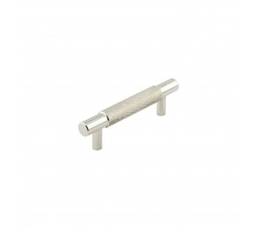 Hoxton Taplow Knurled Cabinet Handles - Polished Nickel