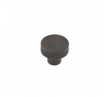 Hoxton Thaxted Lined Cabinet Knobs - Dark Bronze