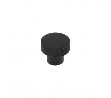 Hoxton Thaxted Lined Cabinet Knobs - Matt Black