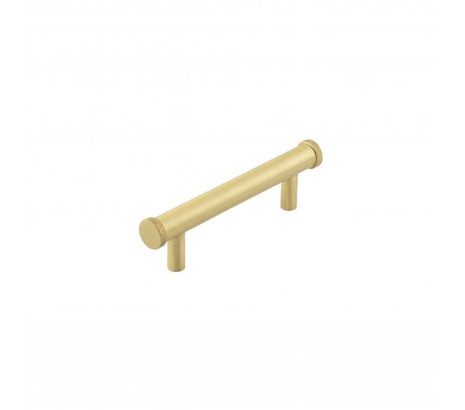 Hoxton Thaxted Lined Ends Cabinet Handles - Satin Brass