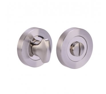 Hunta Bathroom Turn & Release - Polished Nickel/Satin Nickel