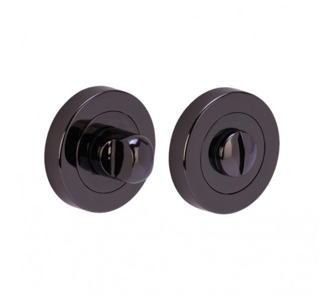 Hunta Designer Bathroom Turn & Release - Black Nickel