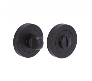 Hunta Designer Bathroom Turn & Release - Matt Black