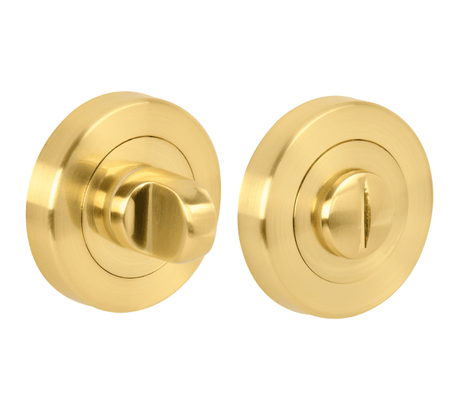 Hunta Designer Bathroom Turn & Release - Satin Brass