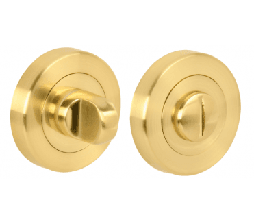 Hunta Designer Bathroom Turn & Release - Satin Brass