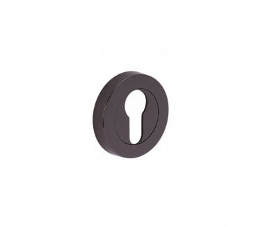 Hunta Designer Euro Profile Escutcheon - Black Nickel