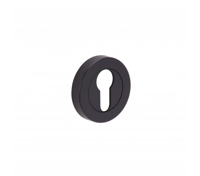 Hunta Designer Euro Profile Escutcheon - Matt Black