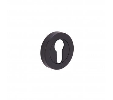 Hunta Designer Euro Profile Escutcheon - Matt Black
