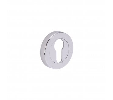 Hunta Designer Euro Profile Escutcheon - Polished Chrome