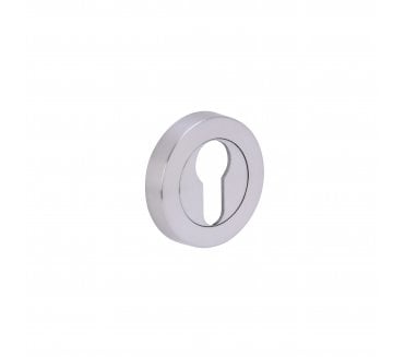 Hunta Designer Euro Profile Escutcheon - Satin Chrome