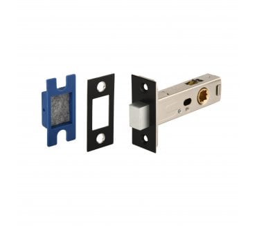 Hunta H1807 Magnetic Tubular Mortice Latch - 76mm - Matt Black