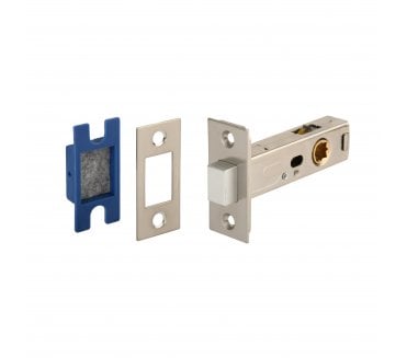 Hunta H1807 Magnetic Tubular Mortice Latch - 76mm - Satin Nickel