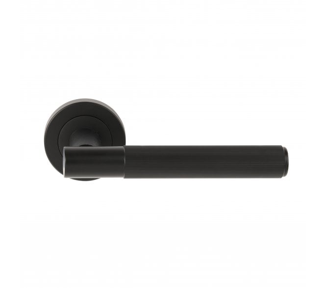 Hunta H2060BM Vida Linear Lever On Round Rose - Matt Black