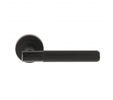 Hunta H2060BM Vida Linear Lever On Round Rose - Matt Black