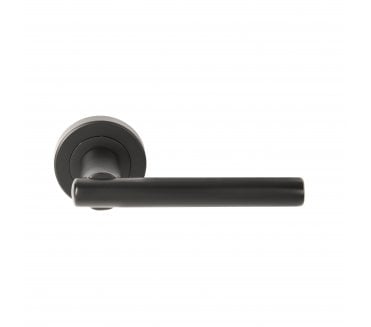 Hunta H2062BM Solus Lever On Round Rose - Matt Black