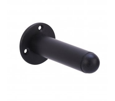 Hunta H4001 Skirting Mounted Door Stop - 75mm - Matt Black