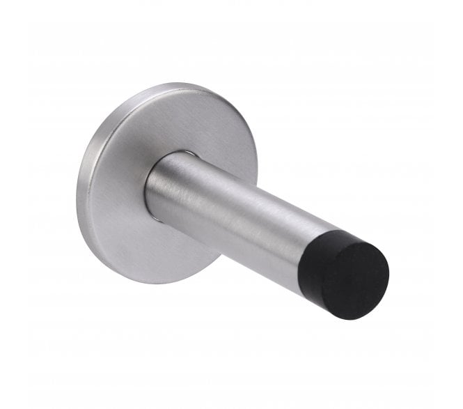 Hunta H4006 Skirting Mounted Door Stop - 85mm - Satin Stainless Steel