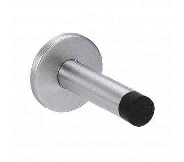 Hunta H4006 Skirting Mounted Door Stop - 85mm - Satin Stainless Steel