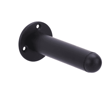 Hunta H4007 Skirting Mounted Door Stop - 115mm - Matt Black
