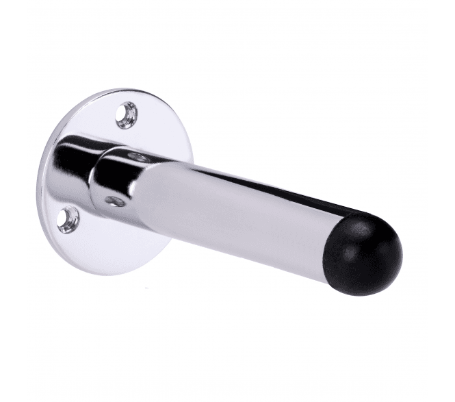 Hunta H4007 Skirting Mounted Door Stop - 115mm - Polished Chrome