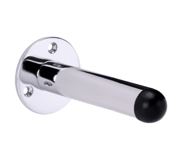 Hunta H4007 Skirting Mounted Door Stop - 115mm - Polished Chrome