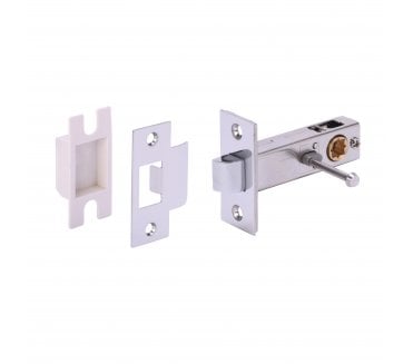 Hunta Hardware H1101 Privacy Mortice Latch 76mm - Polished Chrome
