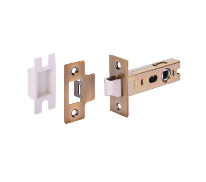 Hunta Hardware H1107 Mortice Latch 76mm - Antique Brass