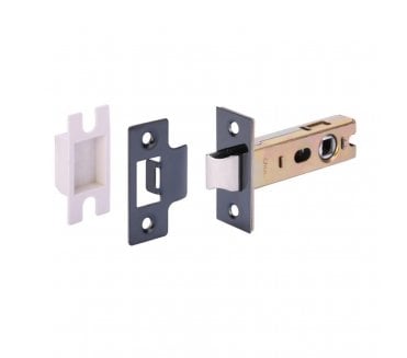 Hunta Hardware H1107 Mortice Latch 76mm - Black Nickel