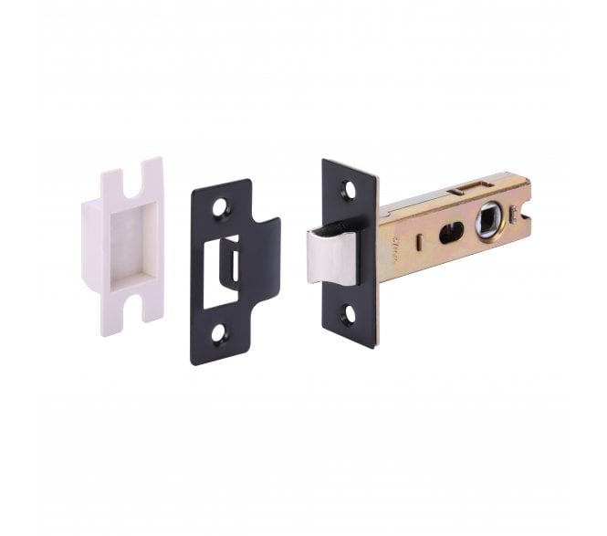 Hunta Hardware H1107 Mortice Latch 76mm - Matt Black