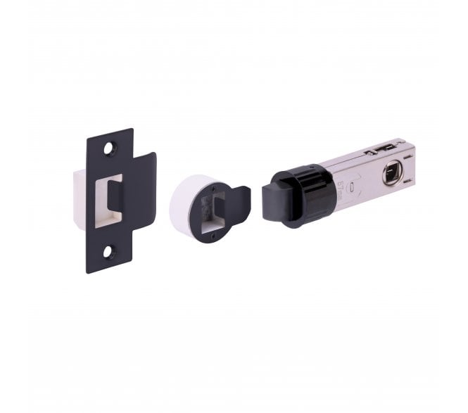 Hunta Hardware H1302 Bullet Mortice Latch 76mm - Matt Black
