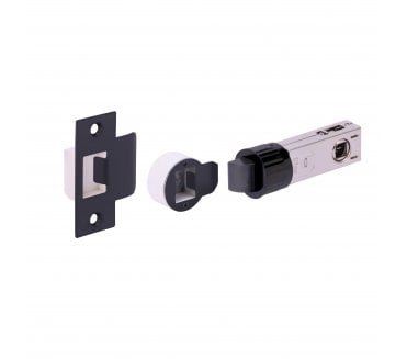 Hunta Hardware H1302 Bullet Mortice Latch 76mm - Matt Black