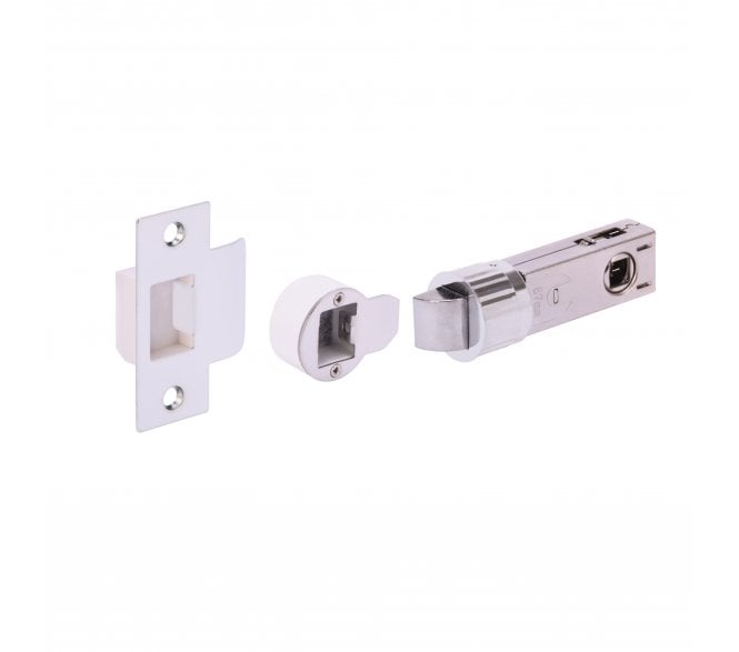 Hunta Hardware H1302 Bullet Mortice Latch 76mm - Polished Chrome