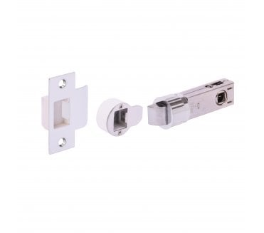 Hunta Hardware H1302 Bullet Mortice Latch 76mm - Polished Chrome