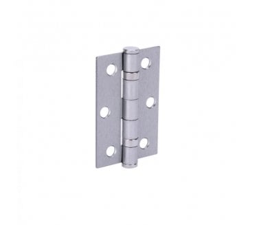 Hunta Hardware H3001SCP Steel 2BB Butt Hinges 76x50mm (Pair) - Satin Chrome