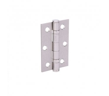 Hunta Hardware H3001SNP Steel 2BB Butt Hinges 76x50mm (Pair) - Satin Nickel