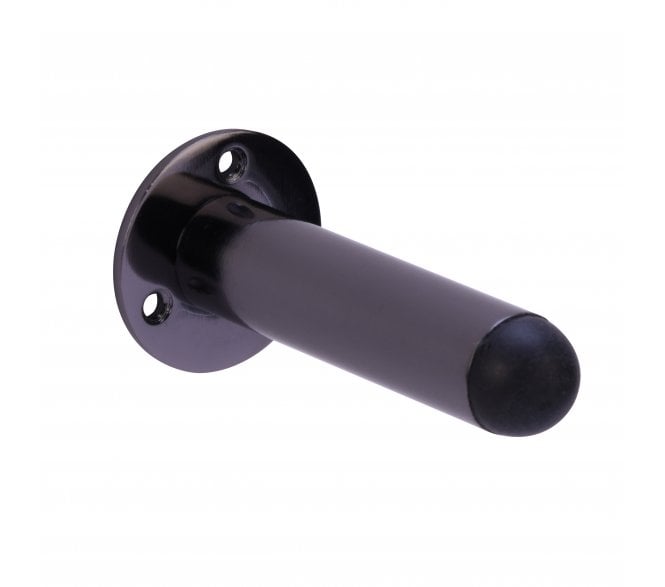 Hunta Projecting Door Stop 76mm - Black Nickel