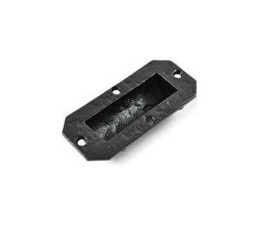 Kirkpatrick 1194 Black Antique Rectangular Flush Pull
