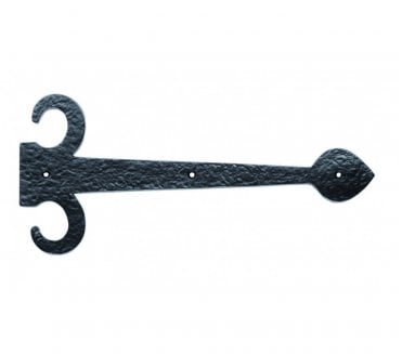 Ludlow LF5123 Sword Dummy Hinge Fronts (Pair) 465mm Overall - Black Antique