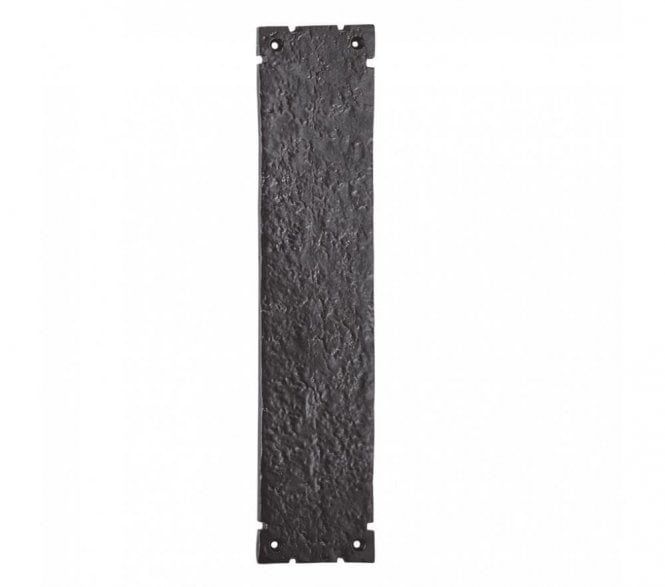 Ludlow LF55101 Armorial Finger Plate 310x55mm - Black Antique