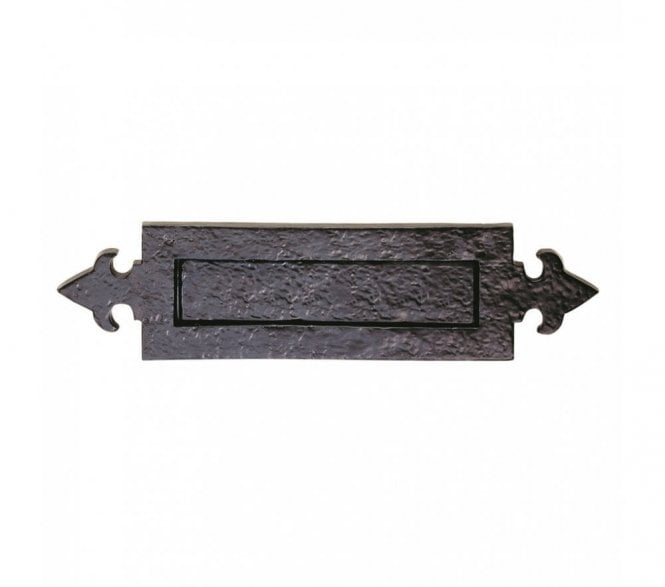 Ludlow LF5525 Fleur-De-Lys Letter Plate - Black Antique