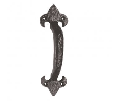 Ludlow LF5574 Fleur-De-Lys Pull Handle - 135mm -Black Antique