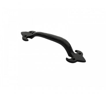 Ludlow LF5574 Fleur-De-Lys Pull Handle - 235mm -Black Antique