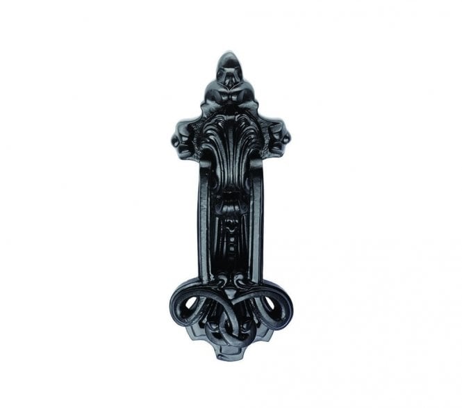 Ludlow LF5591 Ornate Door Knocker - Black Antique