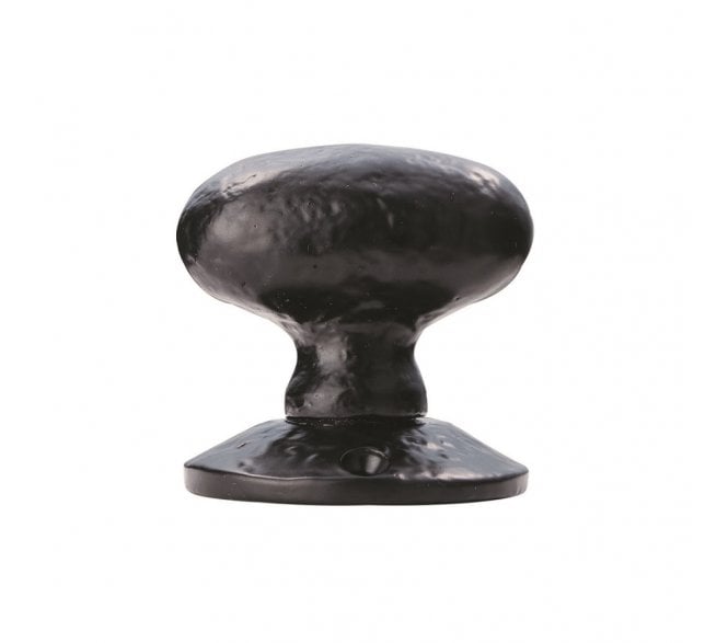 Ludlow LF5595 Oval Mortice Knobs - Black Antique