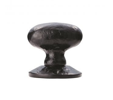 Ludlow LF5595 Oval Mortice Knobs - Black Antique