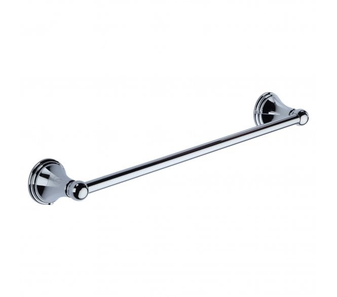 M.Marcus Cambridge Single Towel Rail 450mm - Polished Chrome